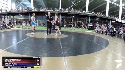 155 lbs Round 2 (6 Team) - Emersyn Miller, Wisconsin vs Sarah Pulk, Minnesota