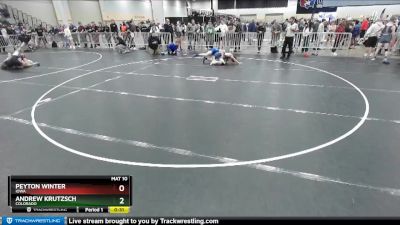 132 lbs Cons. Round 2 - Peyton Winter, Iowa vs Andrew Krutzsch, Colorado