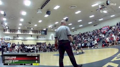 106 lbs Champ Round 1 (16 Team) - Titus Loshe, South Adams vs Cooper Scott, Southmont