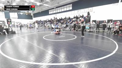 106 lbs Quarterfinal - Zeke Corona, Alta Loma vs Joseph Torres, La Serna