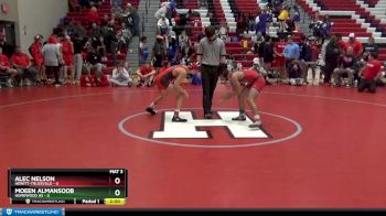 126 lbs Round 4 (12 Team) - Alec Nelson, Hewitt-Trussville vs Moeen Almansoob, Homewood Hs
