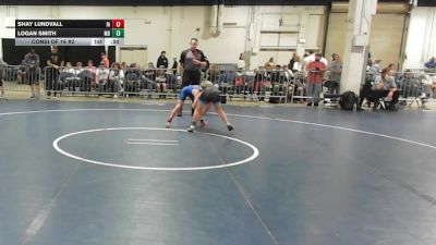 95 lbs Consi Of 16 #2 - Shay Lundvall, IA vs Logan Smith, MD