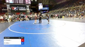 132 lbs Cons 16 #1 - Patrick O'Keefe, New Jersey vs Mantee Mills, Georgia