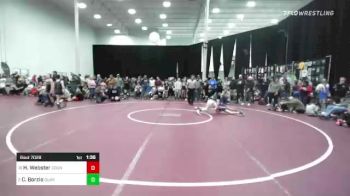 75 lbs Round Of 16 - Hunter Webster, Council Rock vs Cole Borzio, Quakertown