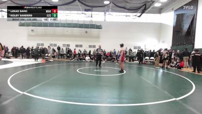 175 lbs Round Of 16 - Lukas Savic, Masuk vs Kolby Sanders, Ellis Tech