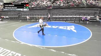 6A 125 lbs Cons. Round 1 - Alia Iverson, Pleasant Grove vs Brynlee Mackay, Riverton