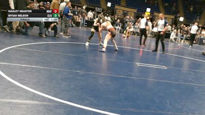 115 lbs Final - Hadley Heaster, Montgomery vs Myiah Nelson, Clearfield