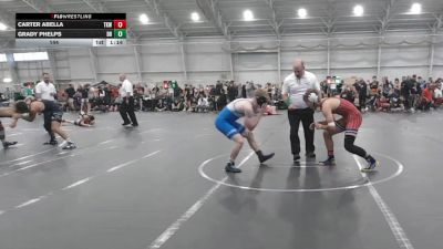 144 lbs Round 1 (8 Team) - Carter Abella, Team Kaizen Wrestling vs Grady Phelps, Dayton Bandits