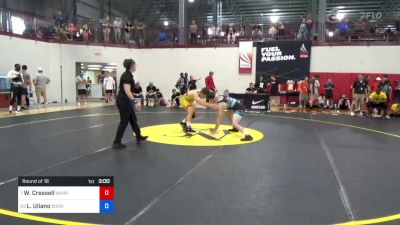 79 kg Round Of 16 - Waylon Cressell, Warren Wrestling Academy vs Lucas Uliano, Boone RTC