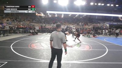 215 3A Semifinal - Jude Dicicco, Hagerty vs Cristhian Soto, Miami Southridge Hs