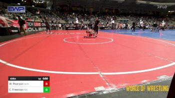 40 lbs Consi Of 8 #2 - Waylon Pearson, Barnsdall Youth Wrestling vs Chase Freeman, Tahlequah Wrestling Club
