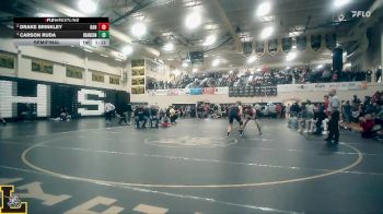 144 lbs Semifinal - Carson Ruda, Branson vs Drake Brinkley, Hannibal