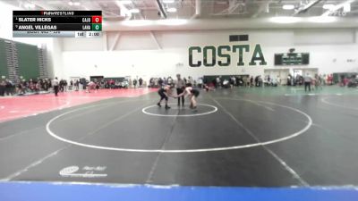 126 lbs Quarterfinal - Slater Hicks, Valencia/Valencia vs Angel Villegas, La Habra