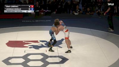 100 lbs 1st Place Match - Shay Lundvall, Iowa vs Leonidas Murillo, Pennsylvania