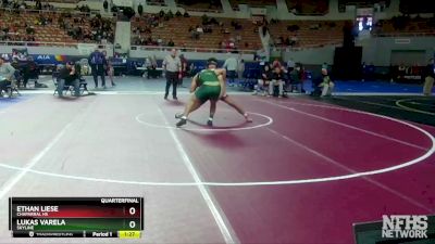 D1-190 lbs Quarterfinal - Ethan Liese, Chaparral Hs vs Lukas Varela, Skyline