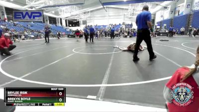 90 lbs 1st Place Match - BryLee Irsik, Nebraska WA vs Brekyn Boyle, Honey Badger