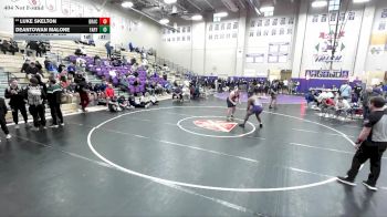 285 lbs 5th Place Match - Luke Skelton, Brentwood Aca. vs Deantowan Malone, Father Ryan