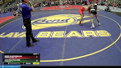 147 lbs Finals (8 Team) - Reed Kamperman, Mountain View vs Kolton Malone, Thurston