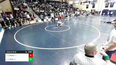 152 lbs Consi Of 16 #2 - Tyler Hood, St. Christopher's School vs Joseph Ruiz, St. Peter's Prep