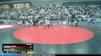 56 lbs Semifinal - Legend Zuniga, Washington vs Elijah Jarvis, Team Real Life Wrestling