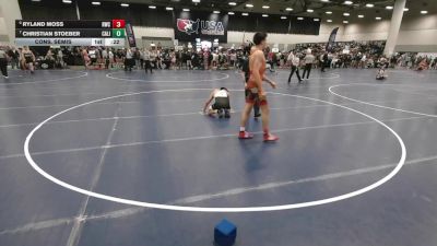 165 lbs Cons. Semis - Ryland Moss, Reddot Wrestling Club vs Christian Stoeber, California