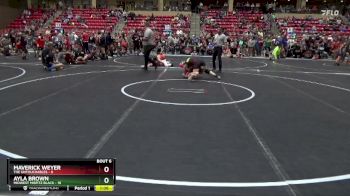 135 lbs Round 2 (6 Team) - Maverick Weyer, The Untouchables vs Ayla Brown, Midwest Misfitz Black