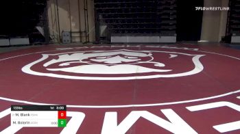 133 lbs Prelims - Mason Blank, Penn State - Mont Alto vs Micelangelo Bolorin, University Of Connecticut