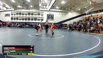 138 lbs Cons. Round 2 - Luke Vucetic, Chardon vs Tommy Ruppe, St. Ignatius