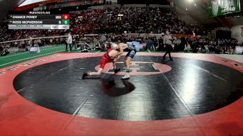 4A 106 lbs 5th Place Match - Ross McPherson, Bear Lake vs Chance Povey, American Falls