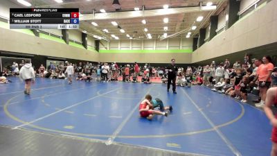 49 lbs Rr Rnd 3 - Cael Ledford, Commerce Wrestling Club vs William Stott, Backyard Bullies Wrestling Club