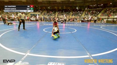 64 lbs Consi Of 32 #2 - Zac Martinez, Juggernaut Wrestling Club vs Edgar Garcia, Colorado Outlaws