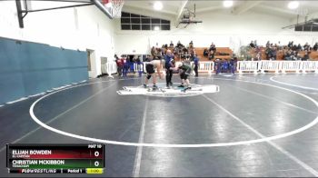 215 lbs Cons. Round 3 - Christian McKibbon, Tehachapi vs Elijah Bowden, El Capitan