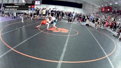 120 lbs Champ. Round 2 - Riddick Meyer, Weigh In Club vs Gabe Marella, Illinois