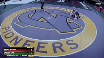 Quarterfinal - Brody Mattox, York vs Wesley Vick, Plattsmouth