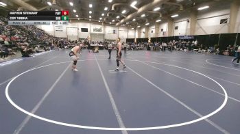 285 lbs Finals (8 Team) - Hayven Stewart, Plainview vs Coy Vrbka, Shelby-Rising City