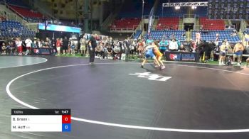 132 lbs Cons 32 #2 - Brandon Green, Illinois vs Malachi Hoff, Washington