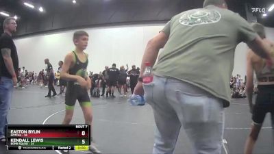 78 lbs Round 3 (10 Team) - Finn Jensen, Bomb Squad vs Justin Wells, Pedraza Wrestling