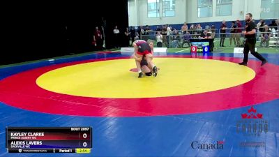 61kg Cons. Semi - Kayley Clarke, Prince Albert WC vs Alexis Lavers, Sackville WC