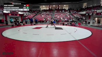 135 lbs 3rd Place - Ruby Hughes, Bixby Girls HS vs Bryliegh Hightower, Chandler HS Girls