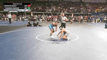 D 2 157 lbs Quarterfinal - Dominick Durham, Archbishop Rummel vs Nicholas Bailey, North DeSoto