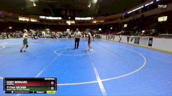 118 lbs Semifinal - Cody Bernard, Sunkids vs Tytan Decker, Show Low Jr High School