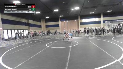 101 lbs Quarterfinal - Jasmine Buck, Dominate WC vs Alyaah Bravo, Titan Mercury WC
