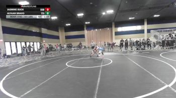 101 lbs Quarterfinal - Jasmine Buck, Dominate WC vs Alyaah Bravo, Titan Mercury WC