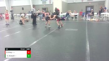 64 lbs Round 2 - Cooper Kidwell, VA Patriots vs Ryker King, Matoaca Youth Wrestling Club