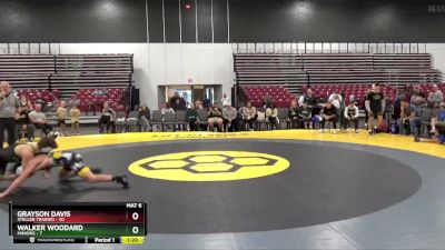 129 lbs Round 1 (8 Team) - Grayson Davis, Steller Trained vs Walker Woodard, Minions