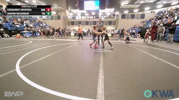 52 lbs Consi Of 8 #1 - Leonardo Oropeza, Hennessey Takedown Club vs Jasper McKisson, Perry Wrestling Academy