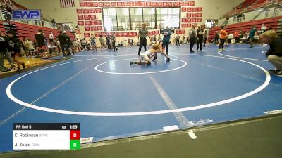 67-70 lbs Rr Rnd 5 - Caedmon Robinson, Saints Youth Wrestling Club vs Joseph Zulpo, Team Zulpo