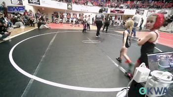 46 lbs Rr Rnd 1 - Layla Waldeck, Pryor Tigers vs Evelyn Pierce, Verdigris Youth Wrestling