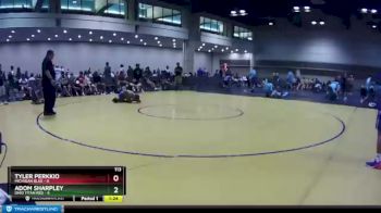 113 lbs Champ Round 1 (16 Team) - Adom Sharpley, Ohio Titan Red vs Tyler Perkkio, Michigan Blue