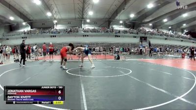 190 lbs Champ. Round 1 - Jonathan Vargas, Missouri vs Dayton Kivett, Neosho Youth Wrestling